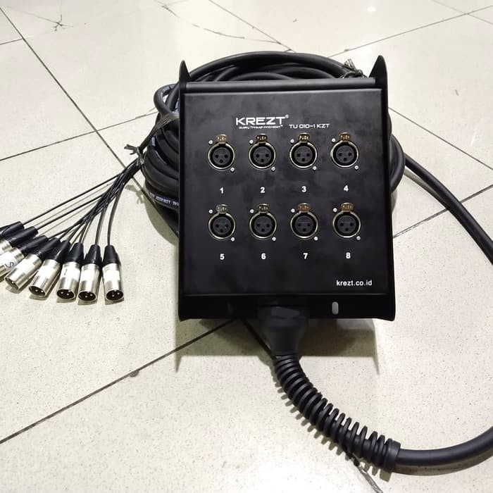 Kabel Snake 8 Channel Komplit + Stage Box KREZT 15 Meter