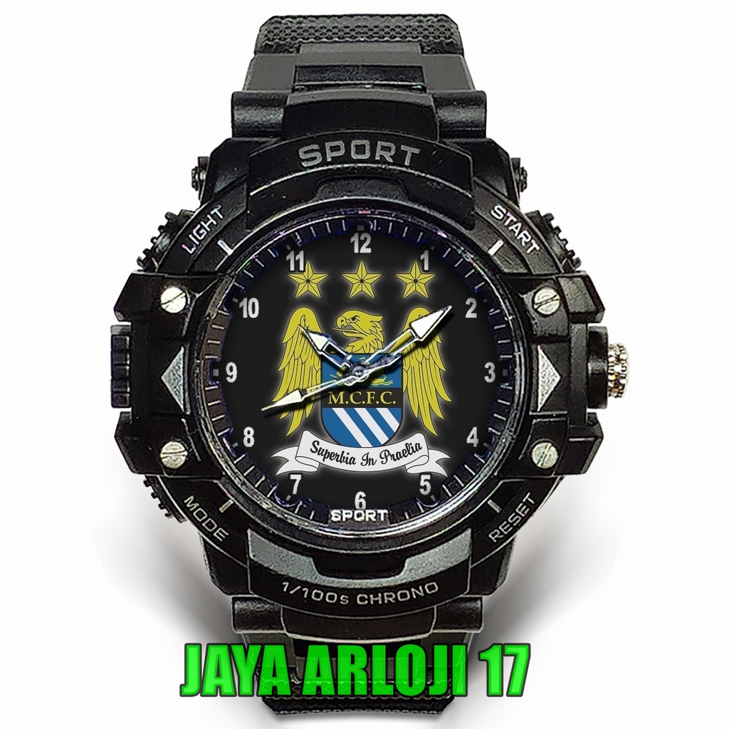 (Istimewa) JamTangan Custom FC MANCHESTER CITY - 2 (Special)
