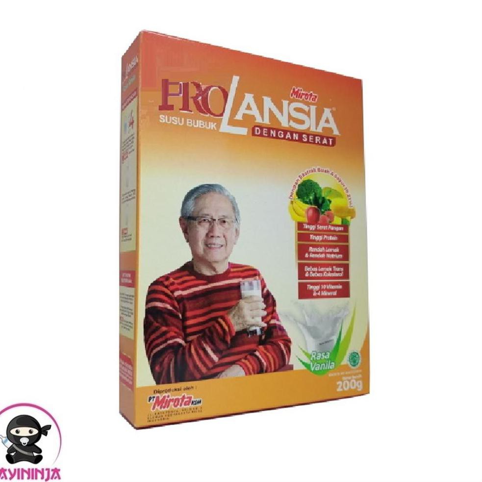 

Pasti Murah ABJCR PRO LANSIA Vanila Susu Box 200 g W95 ✺