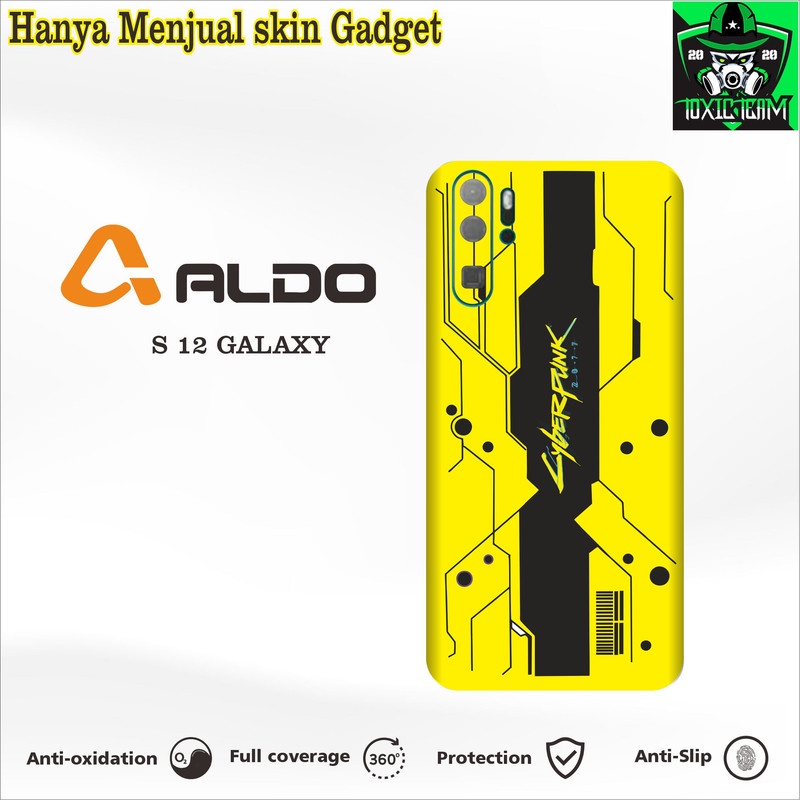 SKIN HANDPHONE ALDO S12 GALAXY CYBERPUNK