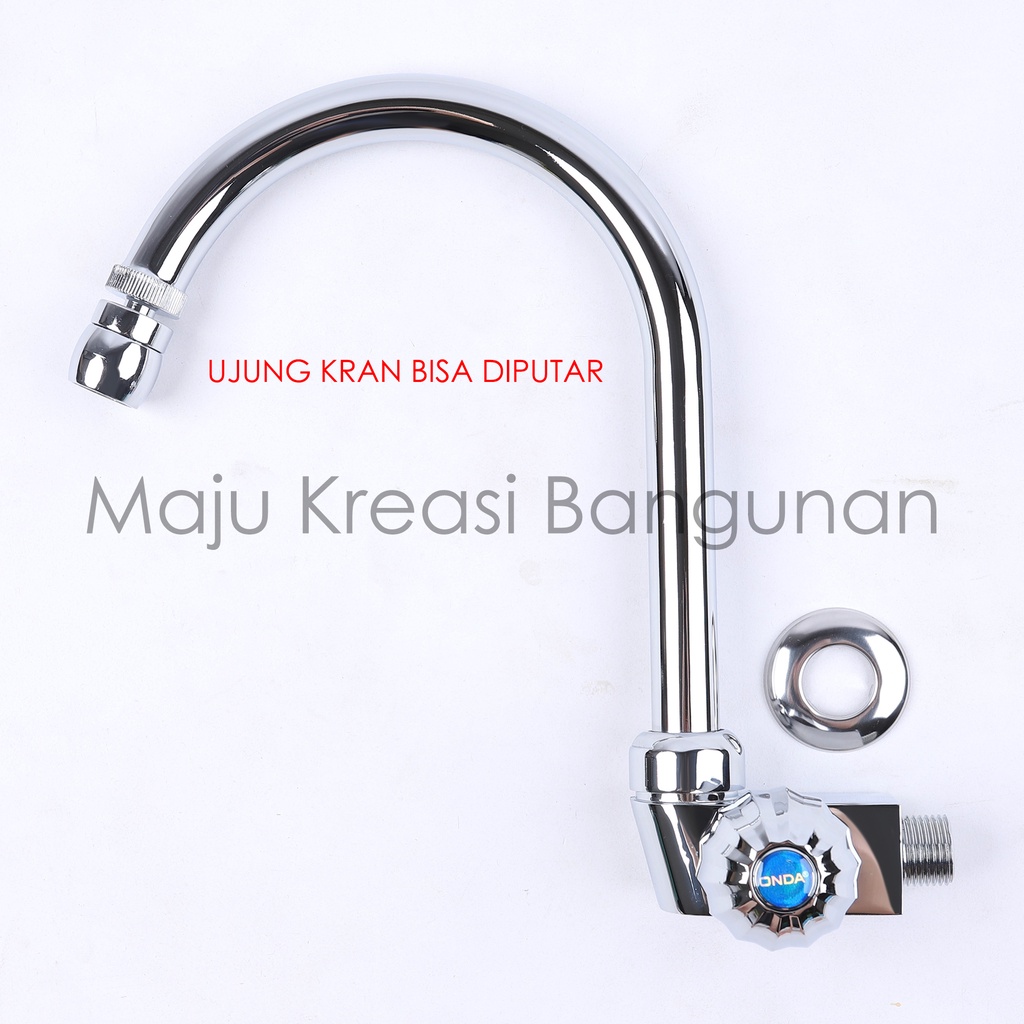 Kran Leher Angsa Onda Putar V 627 TG 360 Derajat Keran Bak Cuci Piring Kitchen Sink Dapur V627TG