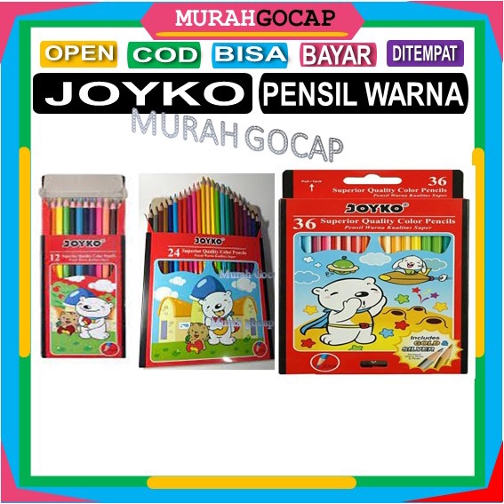 

JOYKO Pensil Warna Murah 12 Warna Dan 24 Warna Serta 36 Warna