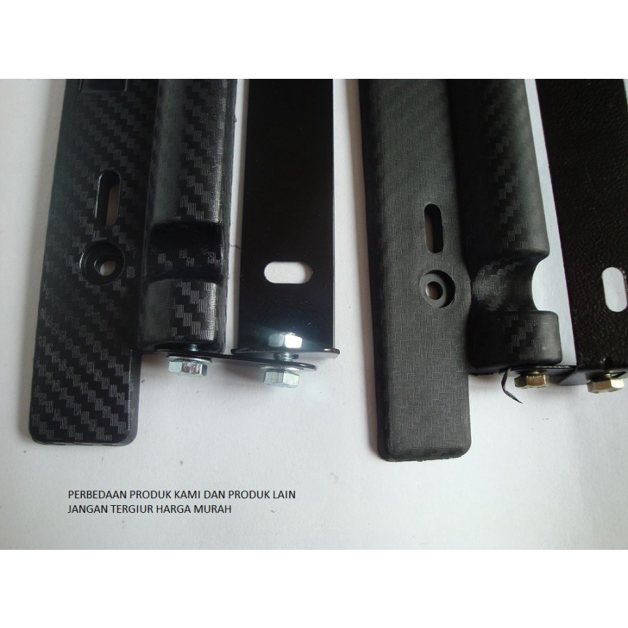 Tatakan Dudukan Plat Nomor JDM Carbon 3D Universal Plat Racing