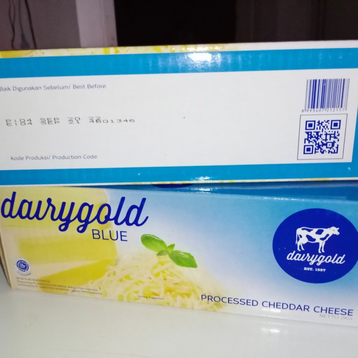

Keju Cheddar Dairygold blue Repack