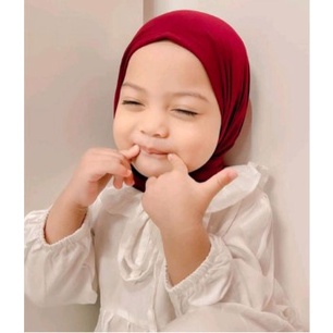 Kerudung/Hijab Segitiga Instan Anak Premium Pashtan Balita Pasmina Instan Terlaris|| Bahan BerKualitas Anak Usia 1-3 Tahun Jersey Toko imah