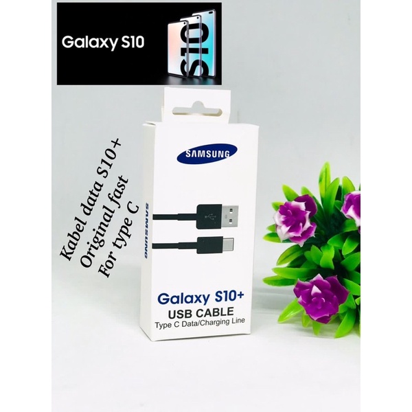 PROMO KABEL DATA SAMSUNG S10+ USB TO TYPE C ORIGINAL CHARGING LINE