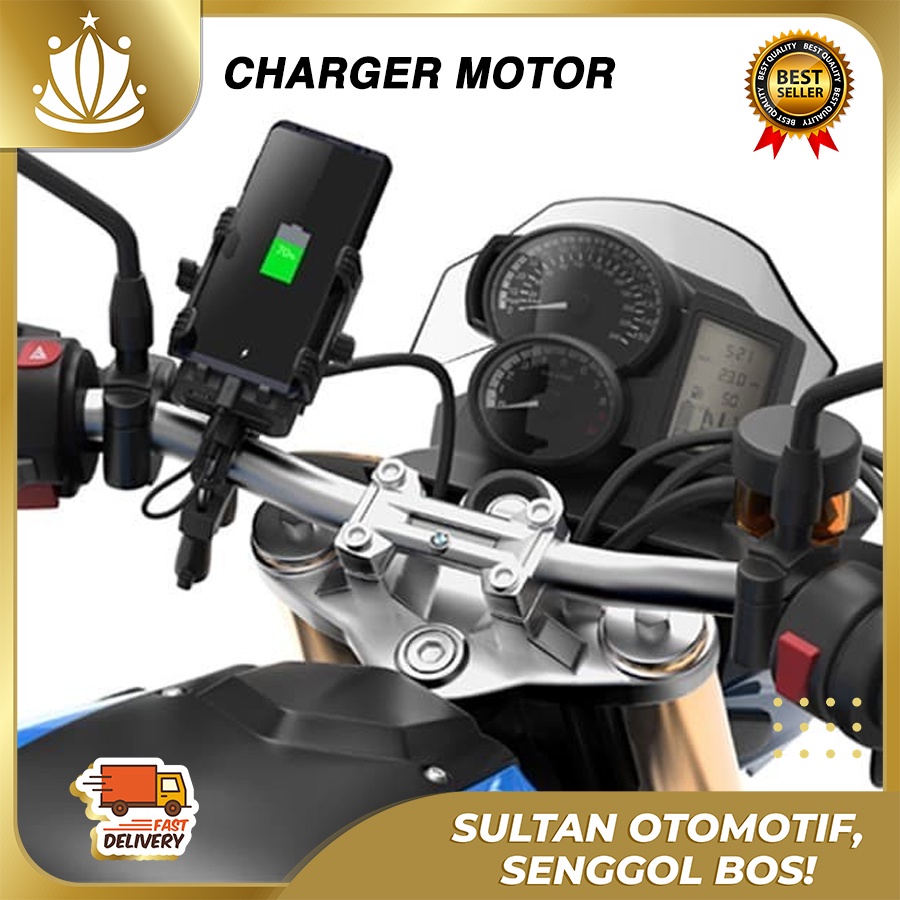 Charger Hp Motor Portable / Casan Hp di Motor Anti Air HIGH QUALITY