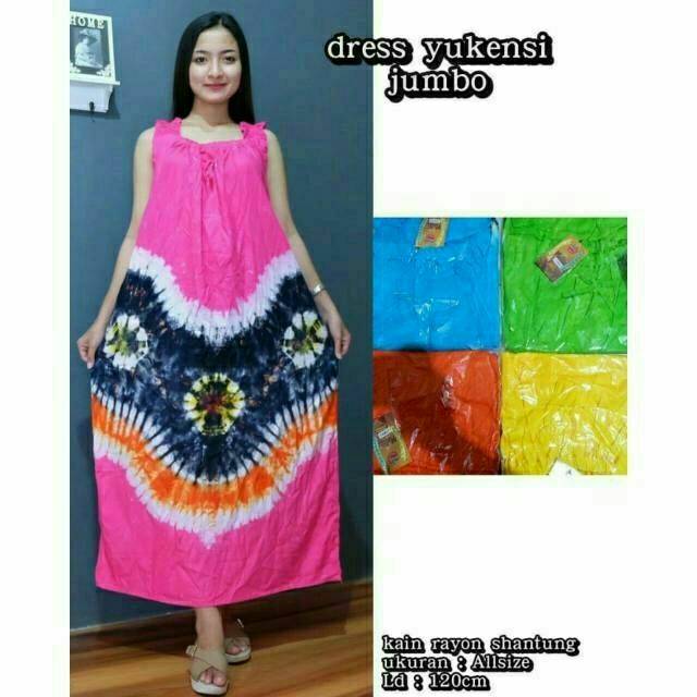 Pakaian Tidur Wanita Home dress Daster Yukensi Jumbo XL untuk ibu wanita gemuk besar jumbo