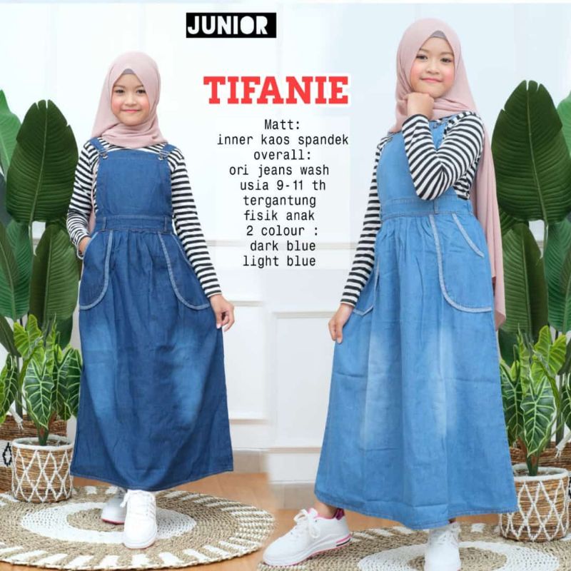 Overall Jeans Anak Perempuan  Setelan Jumpsuit Terkece Terbaru