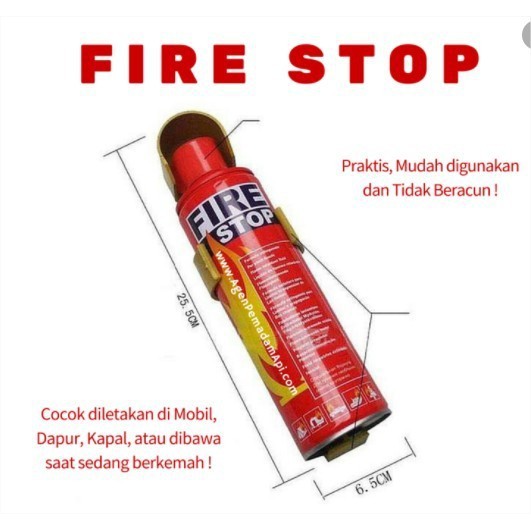 APAR Mobil Alat Pemadam Api di Mobil Car Foam Fire Stop Firestop 500ml