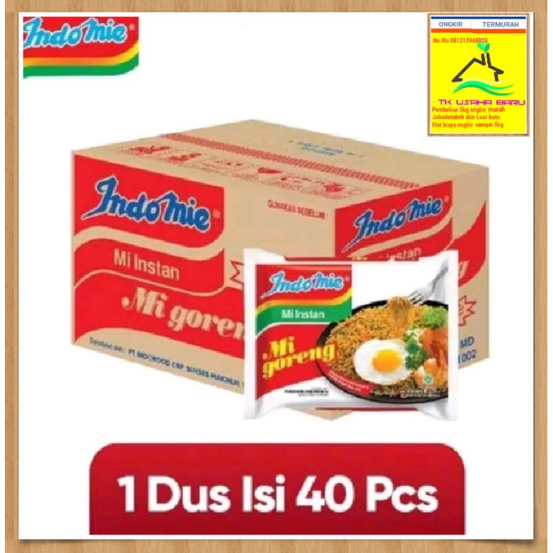 

INDOMIE GORENG 85 Gr 1DUS-Khusus Instan