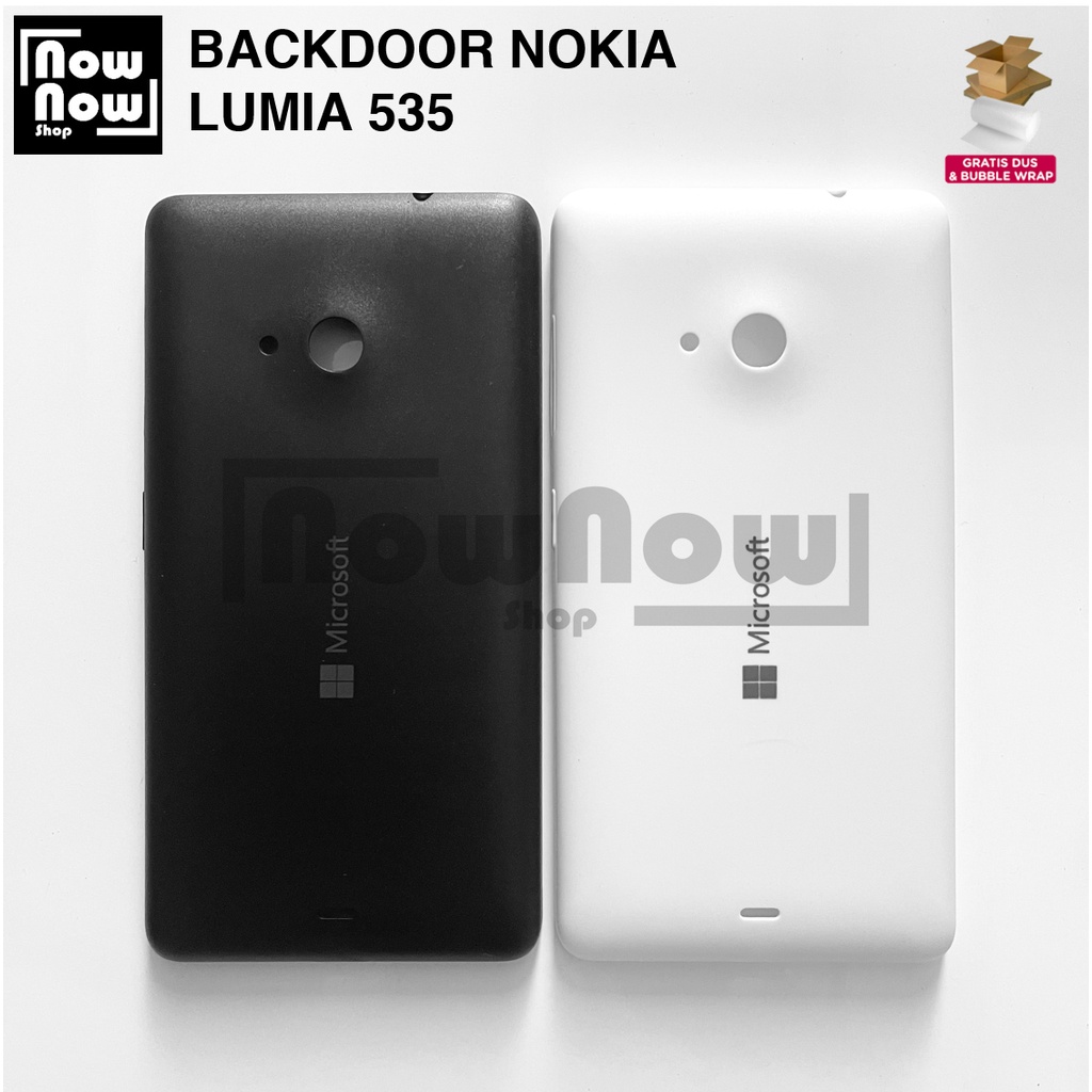 Backdoor Tutup Belakang Baterai Backcover Back Casing Nokia Lumia 535 N535 RM1090