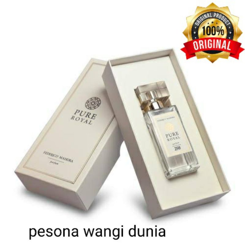 PARFUM PURE ROYAL 298 FOR WOMAN BY FEDERICO MAHORA|100%ORIGINAL EDP
