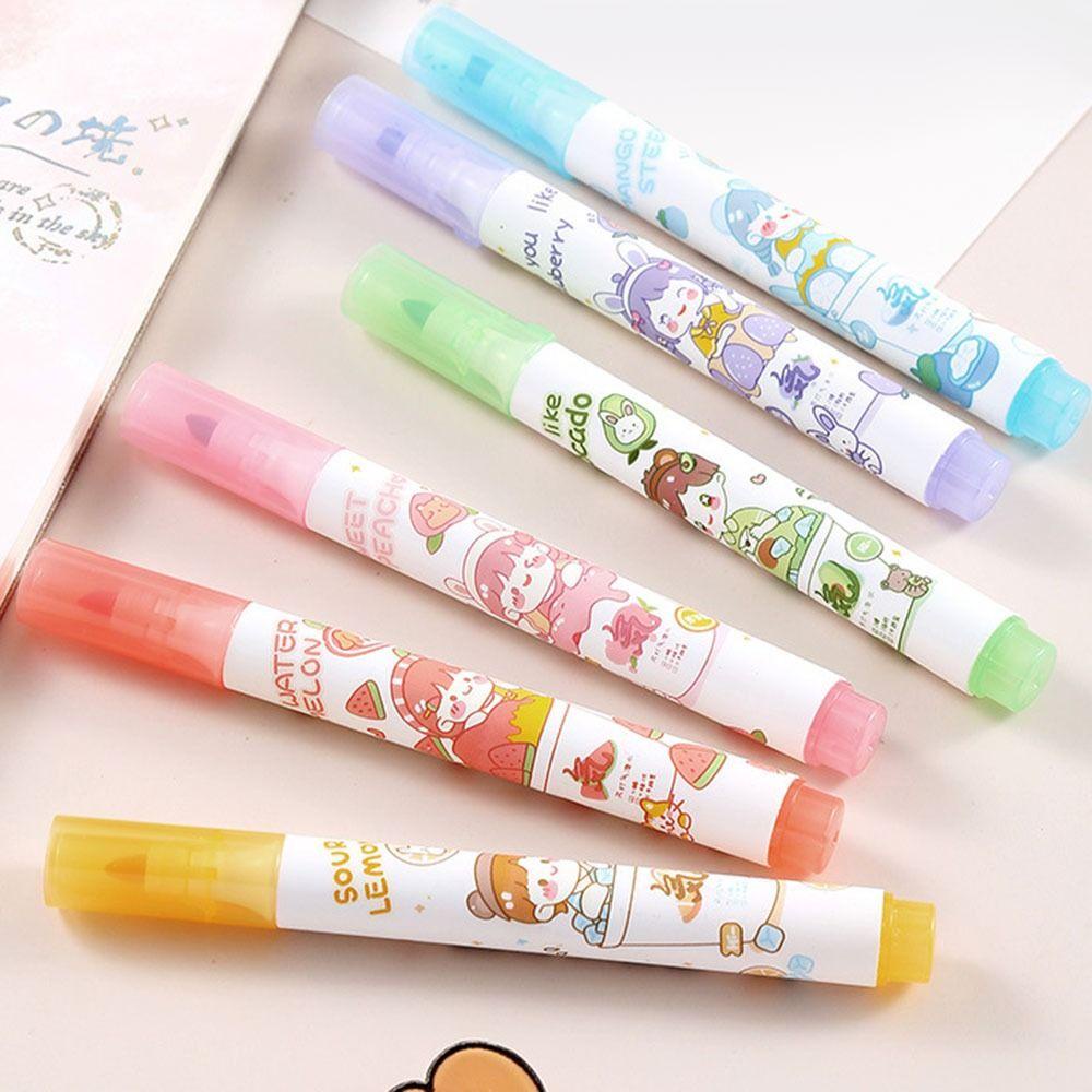 R-pen Highlighter Bentuk Bunga Untuk Sekolah / Kantor