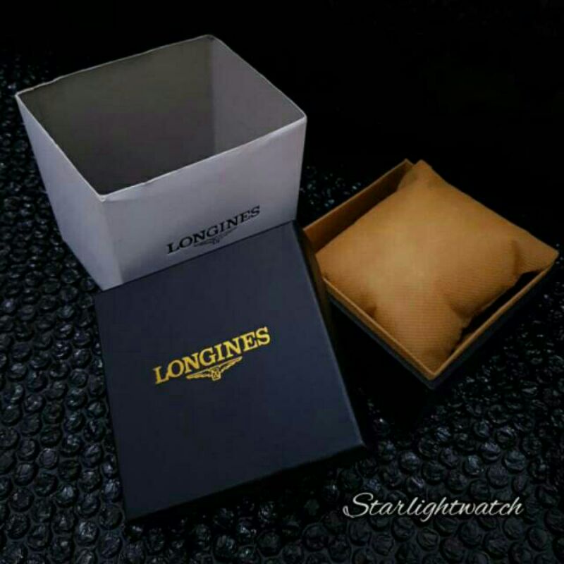 kotak jam tangan longines box kayu