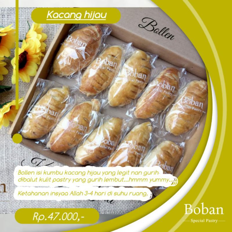 

Bollen Kacang Hijau "BOBAN