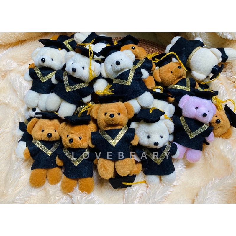 BONEKA WISUDA TEDY BEAR SUPER MINI 11 CM