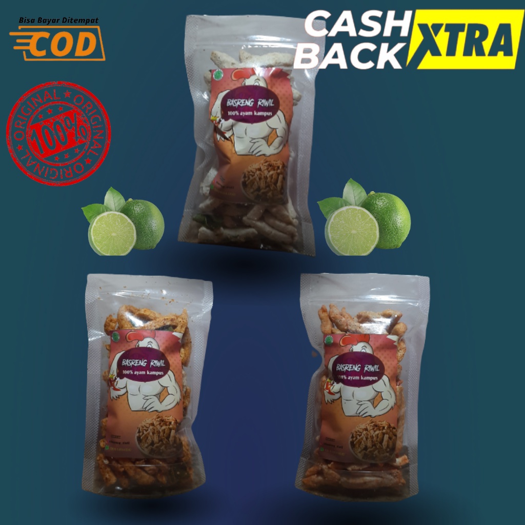 

BASRENG AYAM KAMPUS KRISPY | VERSI KEMASAN 78 GRAM | DI TAMBAH DAUN JERUK |PEDASNYA SAMPE KE RUMAH SAKIT!!!