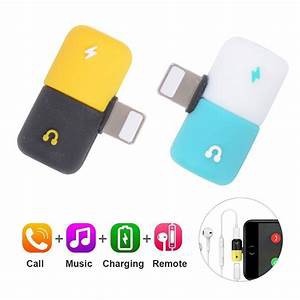 Spliter Audio Converter Lightning iPhone X Charge N Headset