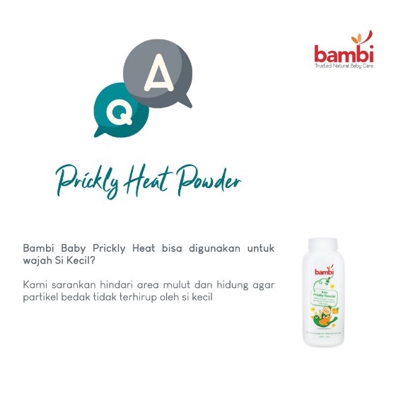 Bambi Baby Prickly Heat 100gr