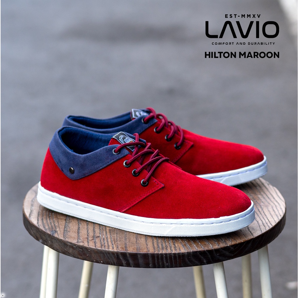 Sepatu Casual kantoran Pria Lavio Hilton Warna Hitam - Coklat - Nevy - Mocca-5