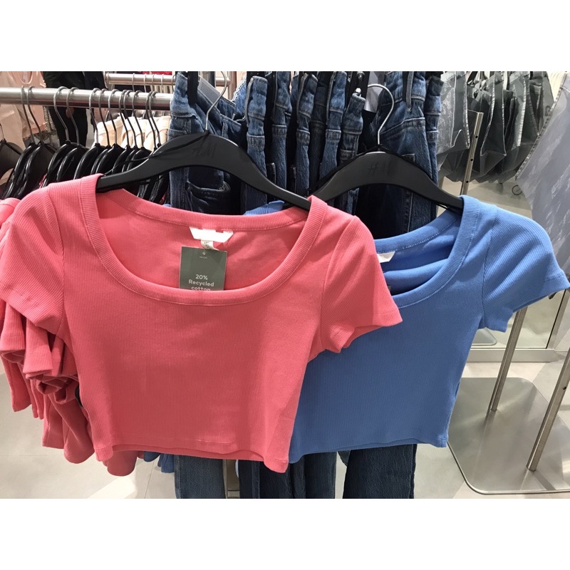 jastip kaos crop cewek h&m