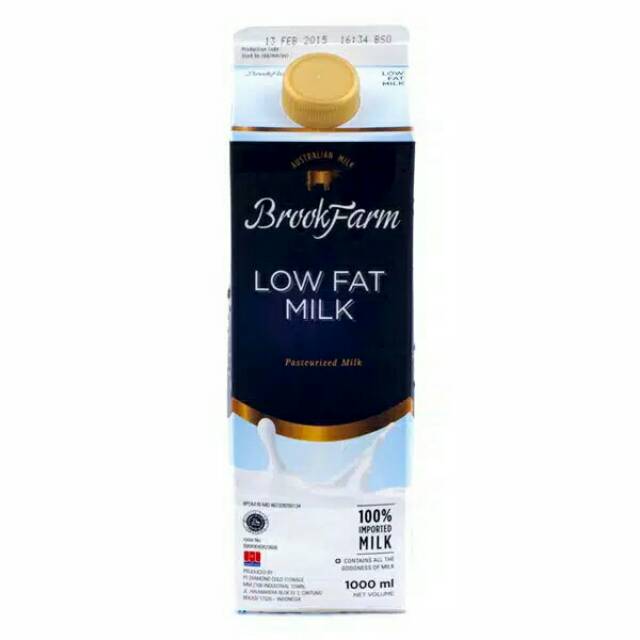 

Susu brookfarm fresh milk low fat 12 pcs