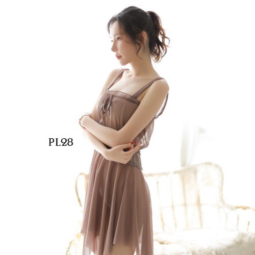 [SIAP KIRIM] SLEEPWEAR BAJU TIDUR WANITA DEWASA LINGERIE SEXY PREMIUM NUDE PL28