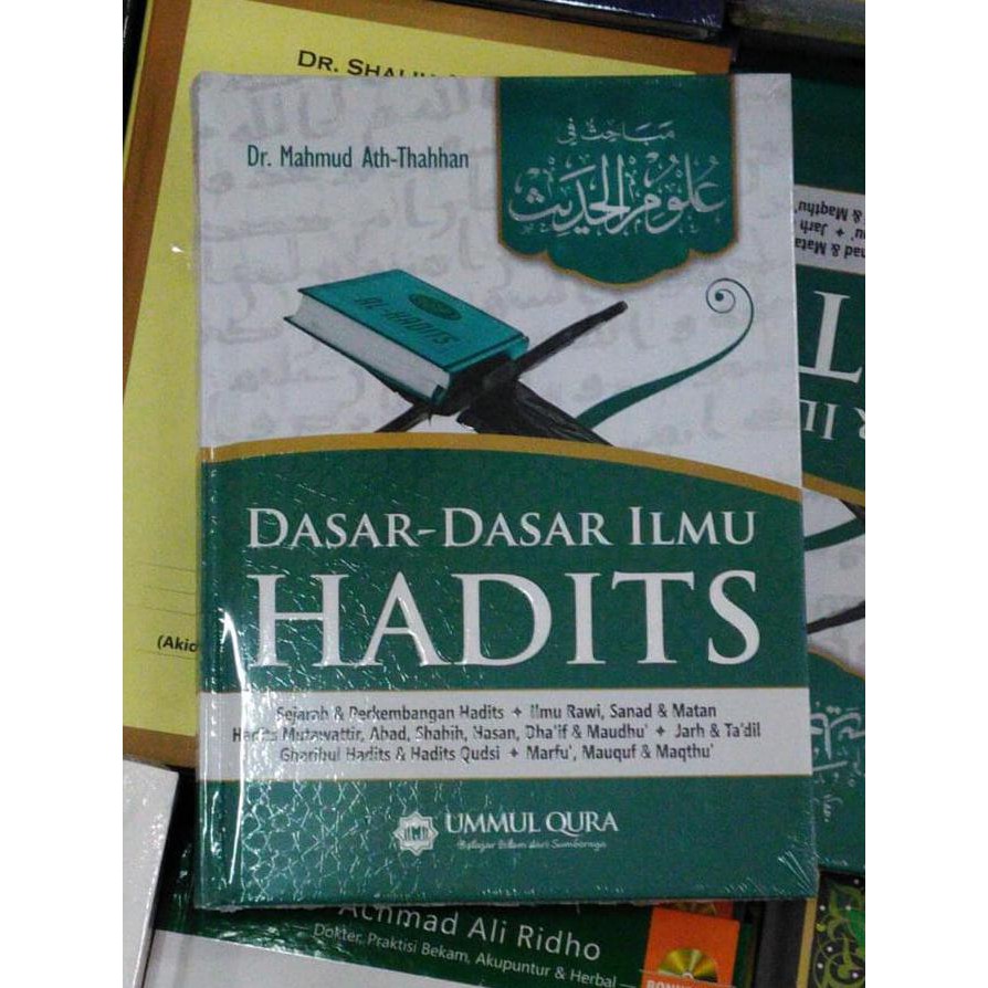 Buku Dasar Dasar Ilmu Hadits Sejarah Ilmu Rawi Sanad Matan Mutawattir