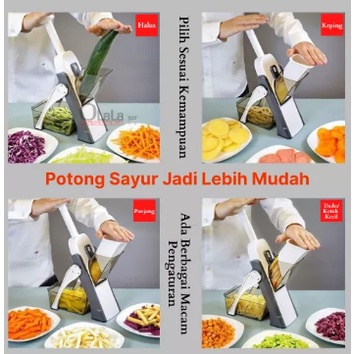 ( FS ) Pemotong Sayur Multifungsi Serbaguna Multifunctional Vegetable Cutter OLL-8815