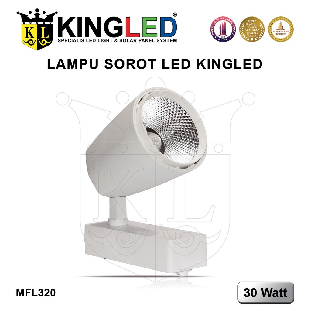 KINGLED Lampu Rel LED 30 Watt / LED SpotLight 30 Watt