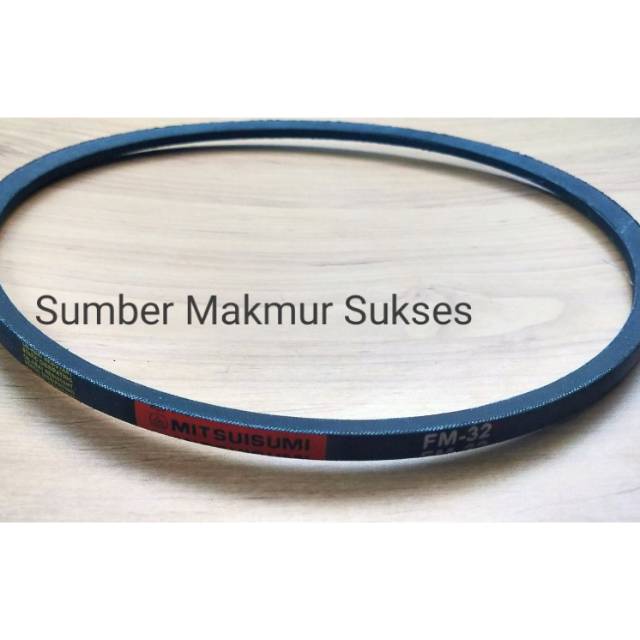 V BELT VANBELT FANBELT MESIN CUCI FM 32 FM32 FM-32 MITSUISUMI GRADE A