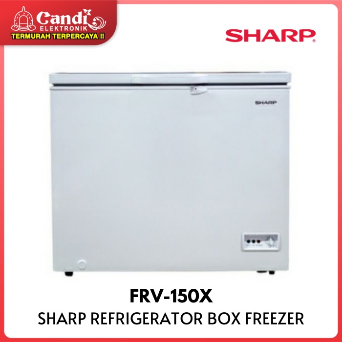 SHARP Chest Freezer 140 Liter  Key Lock FRV-150X