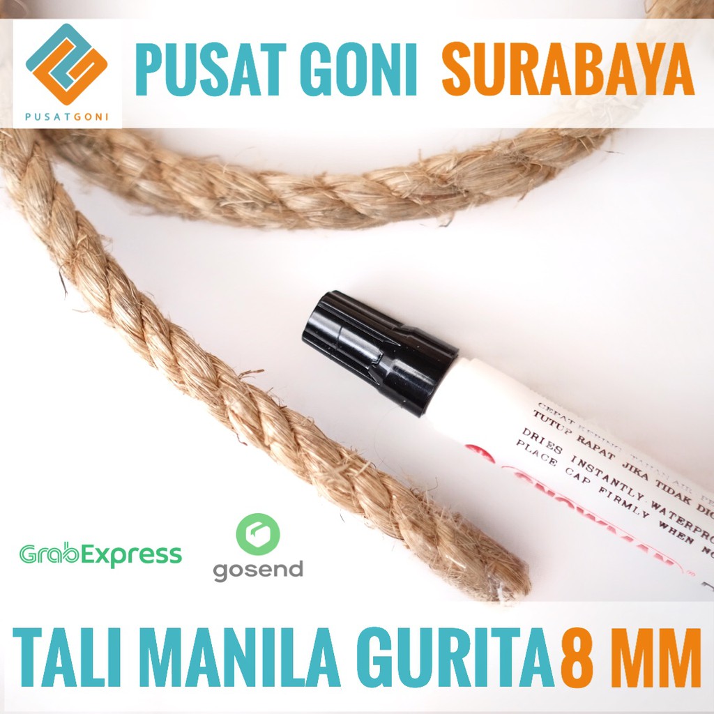 

Tali Tambang Manila Gurita 8 MM - Tampar Serat Manila - Distributor Tali Sisal Gurita Surabaya