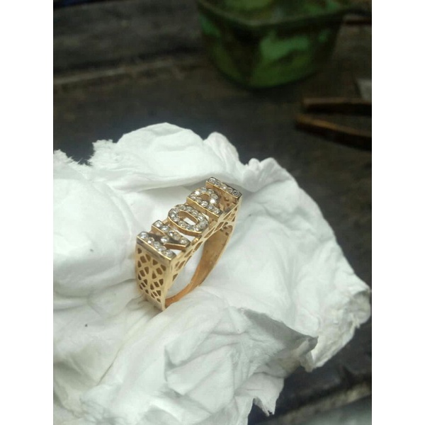 cincin nama bahan perak