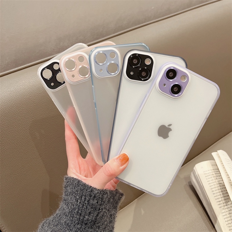 Soft case Bahan Metal Untuk iphone 11 13 12 pro max Xs max XR 7 8 plus Se20