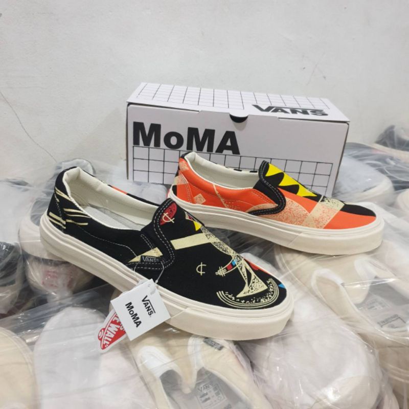 SEPATU VANS SLIP ON MOMA PREMIUM CHINA GRADE ORIGINAL SEPATU SNEAKER PRIA &amp; WANITA