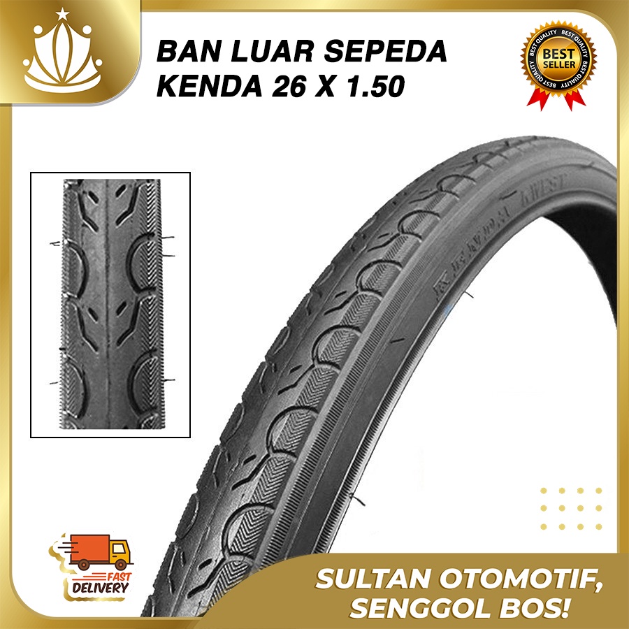 Ban Luar Sepeda 26 x 1.50 Kenda KWEST