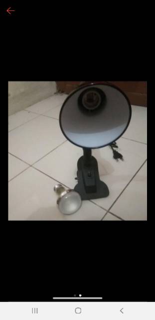 Lampu Reptil Pemanas Makanan Set Fiting + Lampu Philips 25W / 40W SET