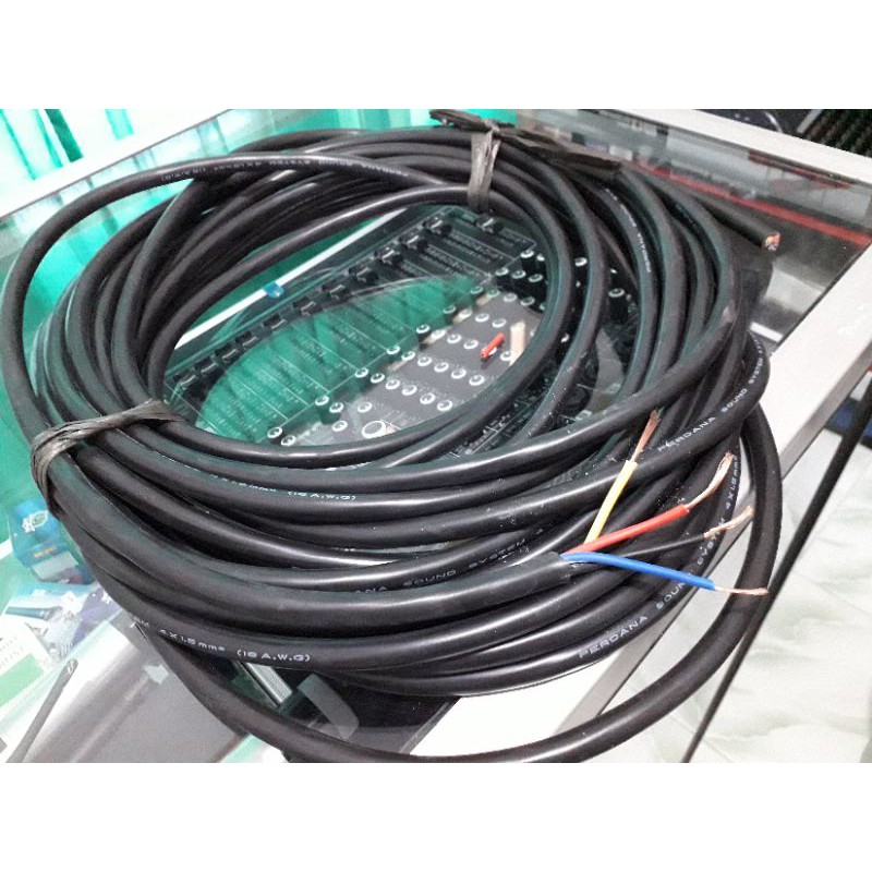 Kabel speaker merk PERDANA 4x1.5 25m