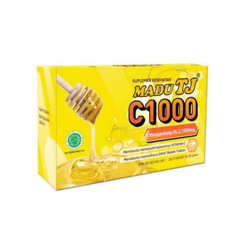 madu Tj C 1000  (5 sachet @ 20gr) | c 1000 | madu Tj