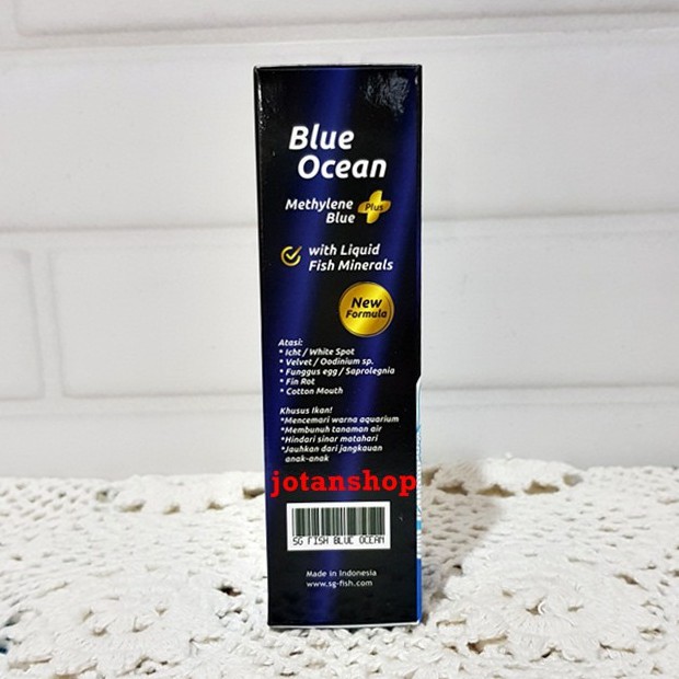 SG FISH BLUE OCEAN METHYLENE BLUE PLUS METHYLINE OBAT BIRU IKAN HIAS AQUARIUM