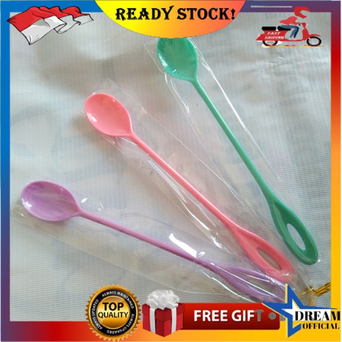 SENDOK TEH PLASTIK SENDOK TEH KOPI PLASTIK SENDOK JUICE SENDOK SERBA GUNA