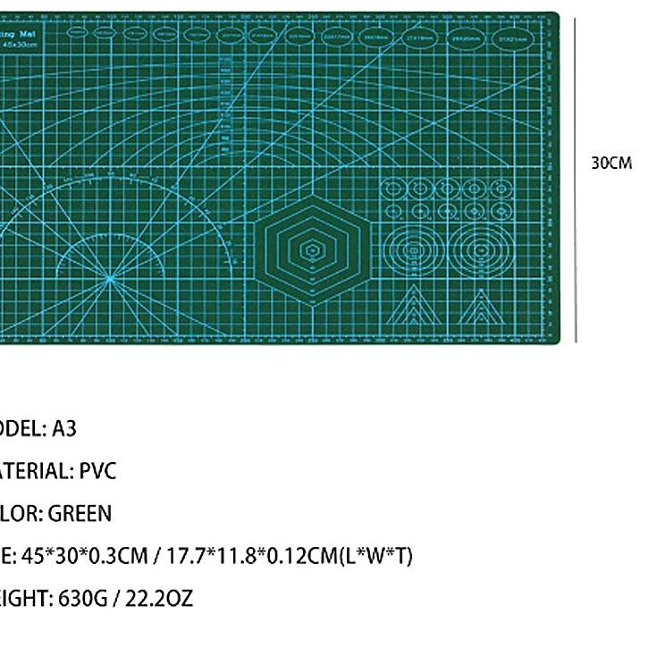 

⚡pecial 7.7 Alas Potong Ukuran A3 /A4 /A5 PVC Cutting Mat Cutting Pad Board Alat DIY Double Size termurah se indonesia