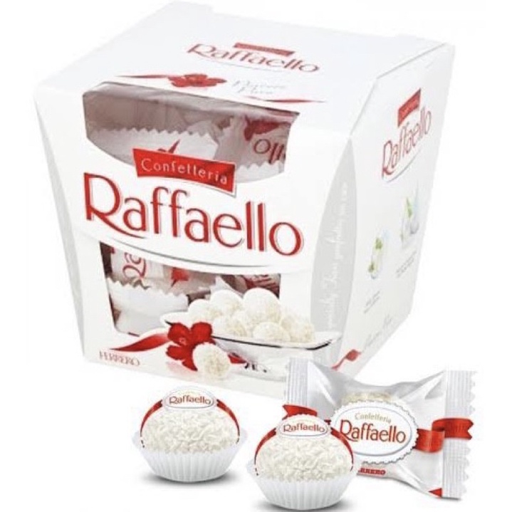 FERRERO RAFFAELLO Chocolate Balls Coconut Raffaello Coklat Valentine White Chocolate Hazelnut Kelapa