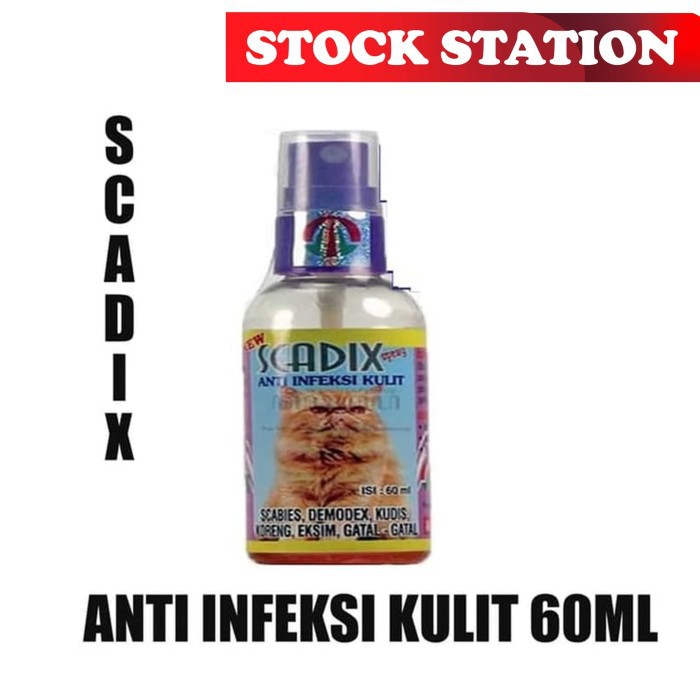 Scadix spray 60ML ( Obat luka infeksi kucing )