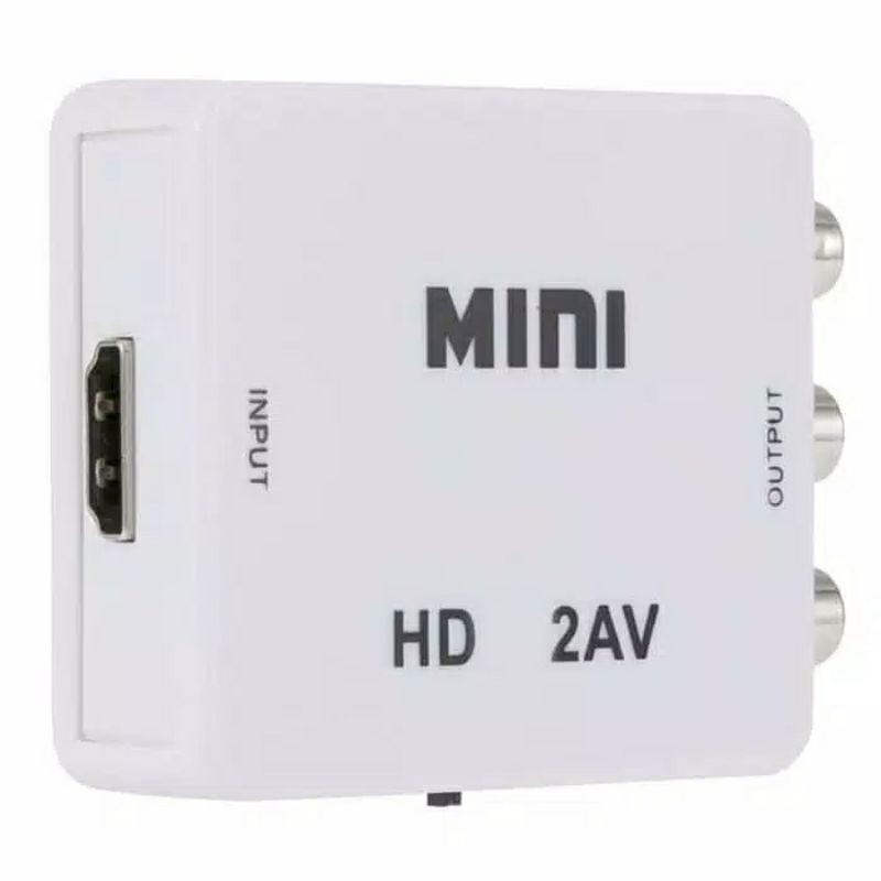 Mini Box HDMI2AV / HDMI TO AV RCA Converter Adaptor / Mini HDMI2AV Mysunstore