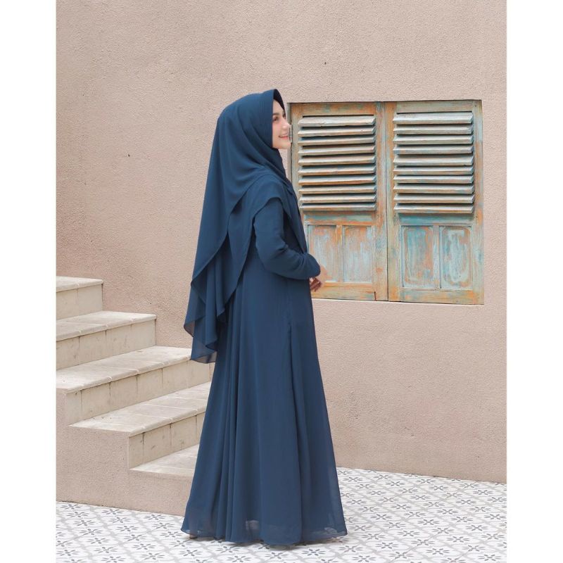 GAMIS SYARI JUMBO JILBAB 2 LAYER UKURAN M L XL XXL  XXXL 4XL GAMIS SET MURAH GAMIS BUSUI POLOS DRESS KEKINIAN GAMIS TERBARU BERKUALITAS TERLARIS MAXY DRESS TERMURAH PREMIUM GAMIS SERAGAMAN PESTA FASHION MUSLIM GAMIS REMAJA SET HIJAB  ( NAYRA SYAR'I)-6