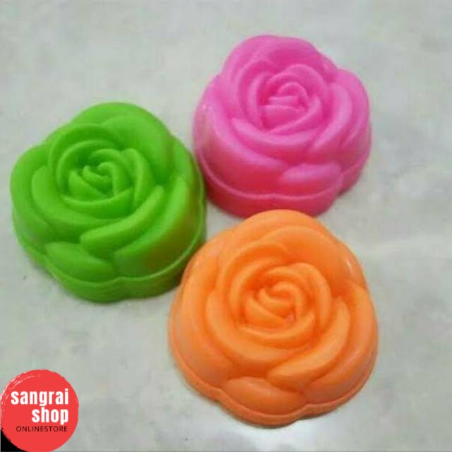 

Cetakan Bolu Mawar Plastik grosir (144pcs) / cetakan kue / cetakan agar2 / cetakan baking