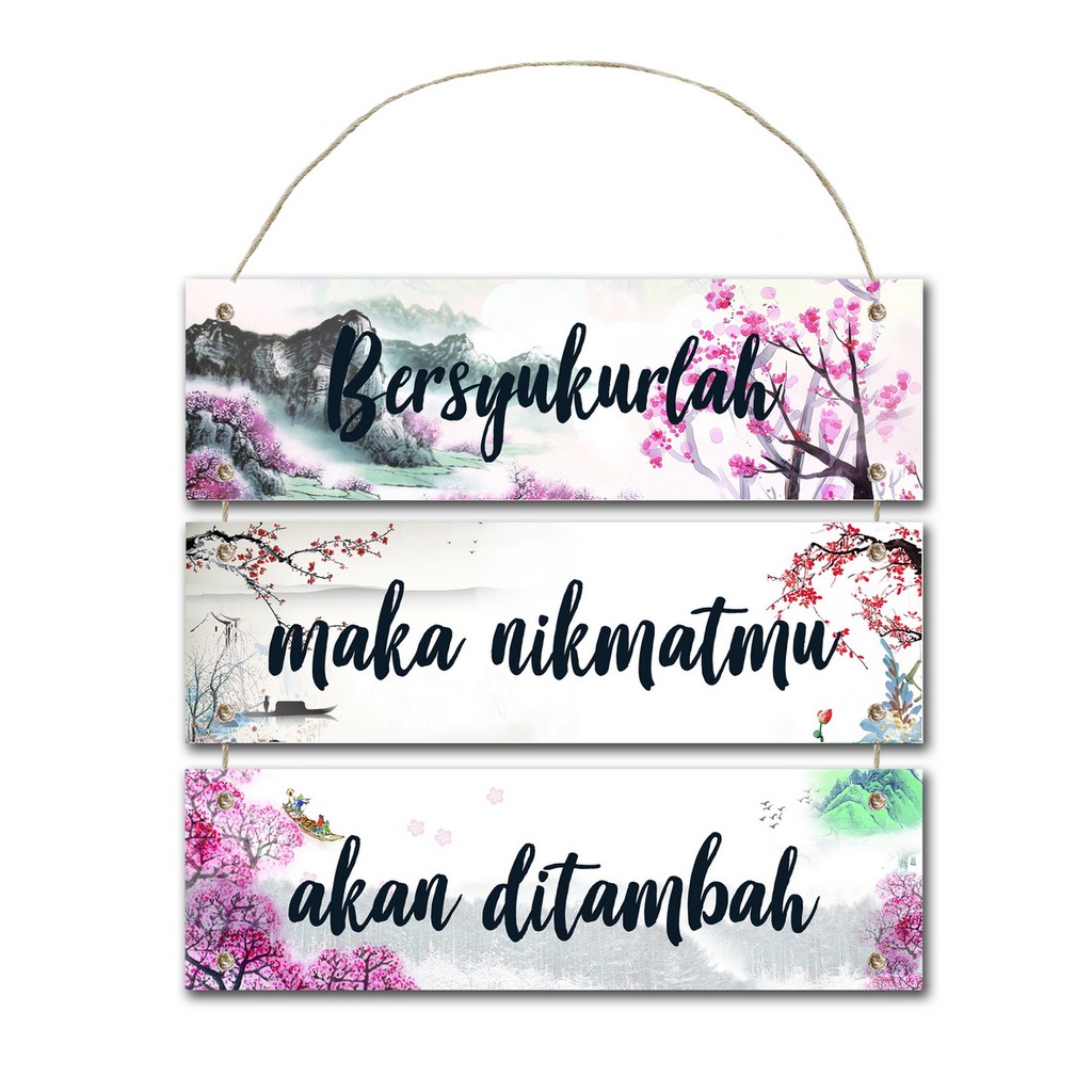 Flashpixel Hiasan Dinding CMAS Bersyukurlah Syukur